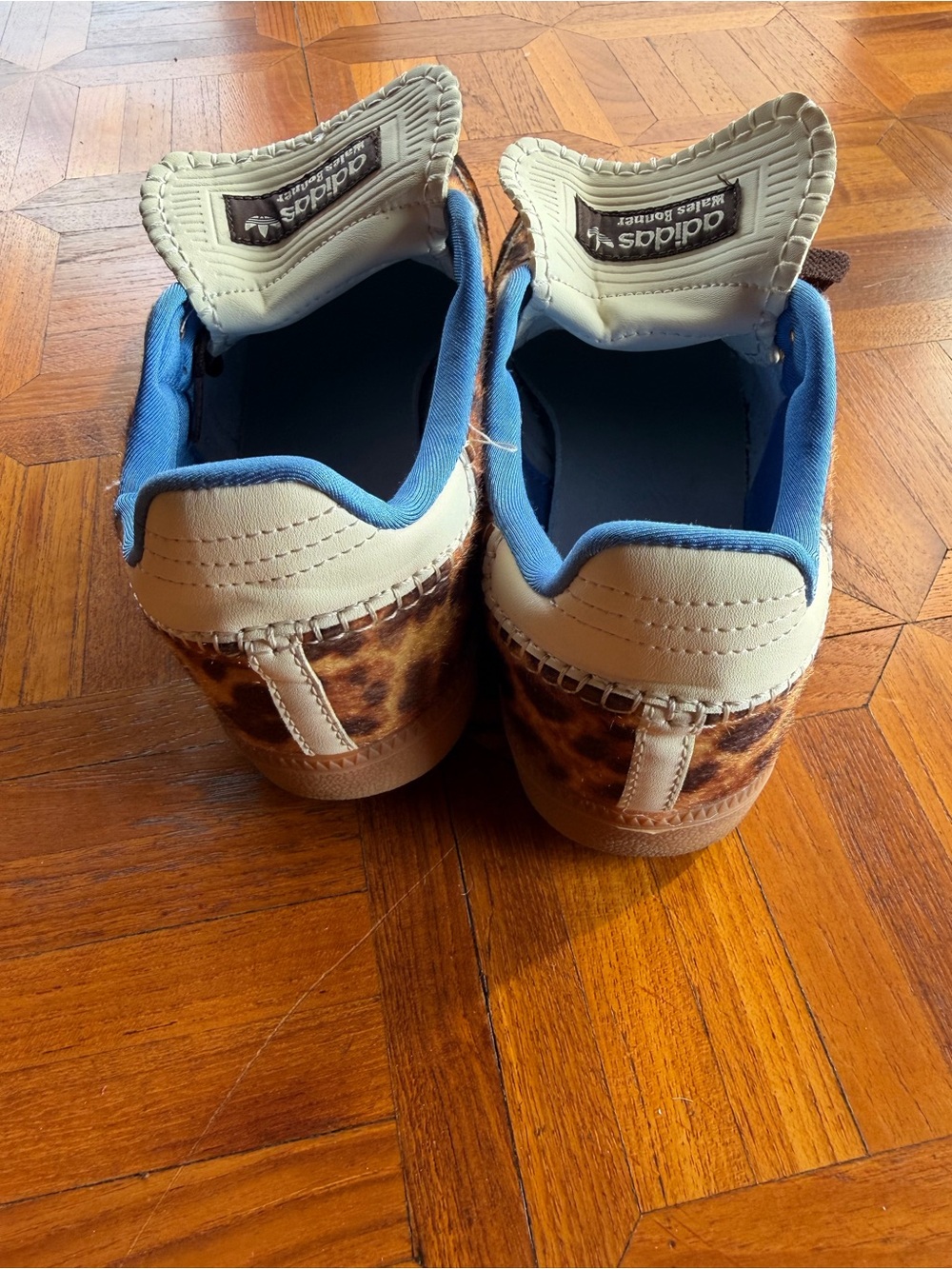 ADIDAS x Wales Bonner Samba Leopard Print Pony hair sneakers F/W 2023 M8/W9.5 - Picture 5 of 16